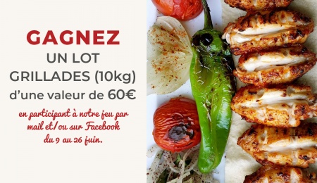 Gagnez un LOT GRILLADES d'une valeur de 60€