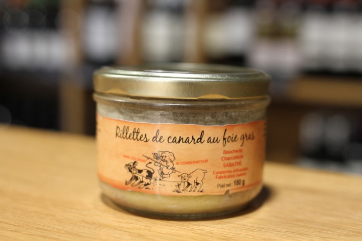 Rillettes de canard au foie gras